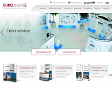 Tablet Screenshot of eurostand.cz